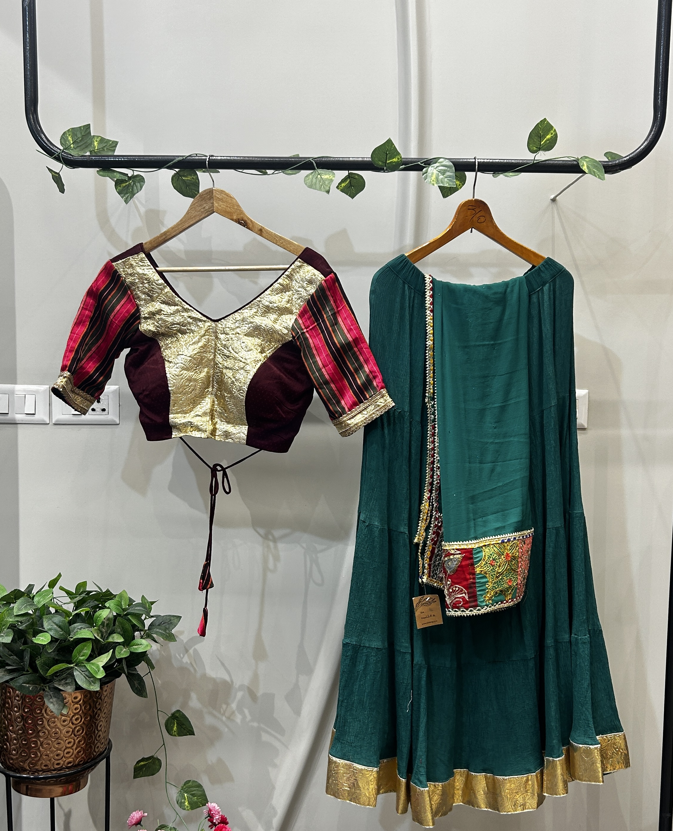 GREEN AND BROWN